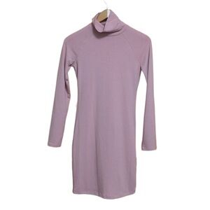 Long Sleeved Turtleneck Bodycon Dress